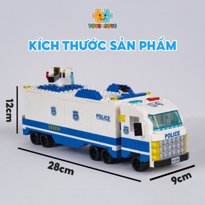 Đồ chơi lắp ráp Xe cảnh sát 6 trong 1 – Police Car - Toys & Joys