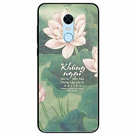 Ốp lưng in cho Redmi Note 4, Redmo Note 4x Mẫu Không Ngại Yêu