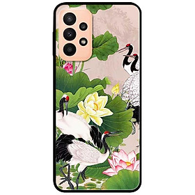 Ốp lưng dành cho Samsung A13 4G mẫu Sen Và Hạc