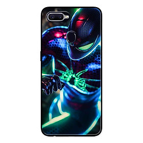 Ốp Lưng in cho Oppo A5s Mẫu Người Nhện Nền Neon - Hàng Chính Hãng