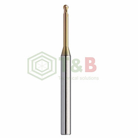 Dao Cầu Cổ Dài R0.75 x 16 x 50 L Union Tool Model HSLB2015-160,Dao phay ngón gia công sau nhiệt