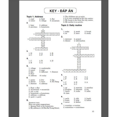 Sách - Bài Tập Từ Vựng Tiếng Anh Lớp 5 - Dùng Chung Các Bộ SGK Hiện Hành - Hồng Ân