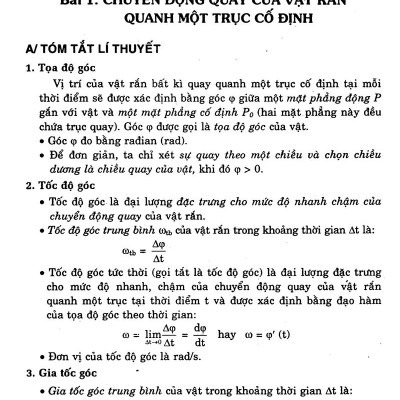 Để Học Tốt Vật Lí Lớp 12