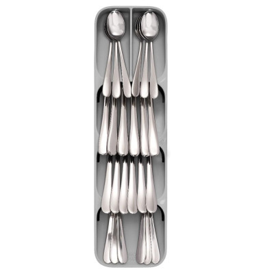 Khay chia ngăn kéo phân loại muỗng nĩa Joseph Joseph DrawerStore Compact (Grey) - 851199