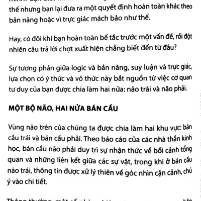 50 Câu Đố Cân Bằng Não Trái - Não Phải Giúp Bạn Phát Triển Kĩ Năng Tư Duy