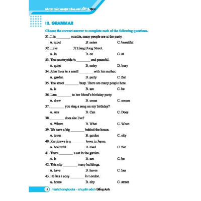 Sách - Global Success - Bài Tập Trắc Nghiệm Tiếng Anh Lớp 4 - Có Đáp Án - Tập 2 - Minh Thắng