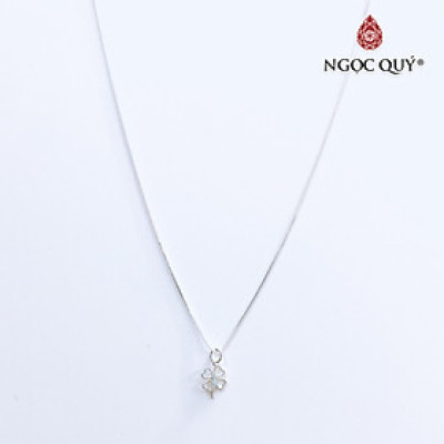 Dây chuyền bạc mặt cỏ 4 lá - Ngọc Quý Gemstones