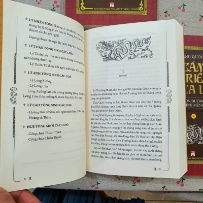 Tám triều vua Lý bộ hộp 4 cuốn - Tiểu thuyết lịch sử Việt Nam - Hoàng Quốc Hải