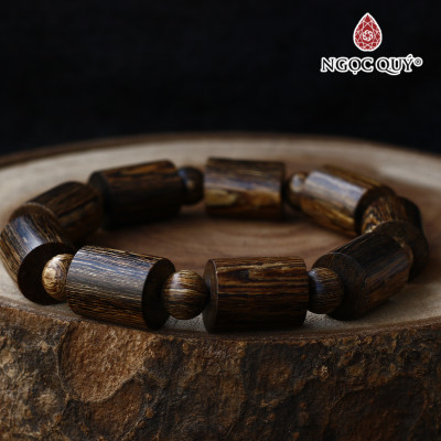 Vòng trầm sánh trụ trơn - Ngọc Quý Gemstones