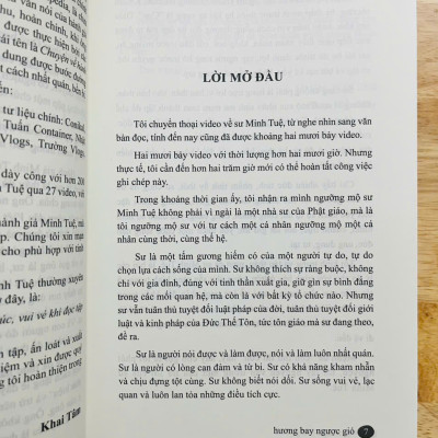 Hương Bay Ngược Gió - Bước Chân Tập Học của hành giả Minh Tuệ