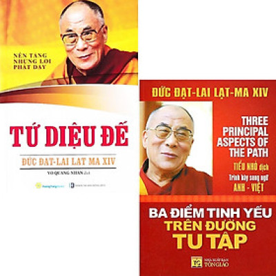 Sách - Tứ Diệu Đế + Ba Điểm Tinh Yếu Trên Đường Tu Tập - Combo 2 Cuốn - Chính Thông Book