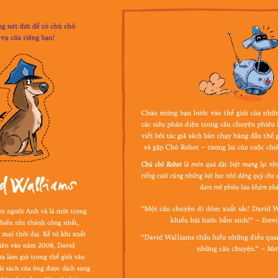 Sách - Chú chó Robot (David Walliams) (Nhã Nam Official)