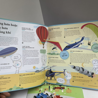 [combo 2 cuốn] Lịch sử chế tạo MÁY BAY – Lịch sử chế tạo XE HƠI – in màu toàn bộ - Nhã Nam