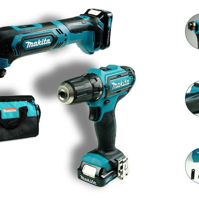 BỘ SẢN PHẨM MÁY ĐA NĂNG,MÁY KHOAN,VẶN VÍT PIN 12V MAKITA CLX225SX1 (1 SẠC NHANH 2 PIN 12V MAX 1.5AH ) - HÀNG CHÍNH HÃNG