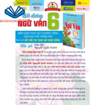 Sách - bồi dưỡng ngữ văn lớp 6
