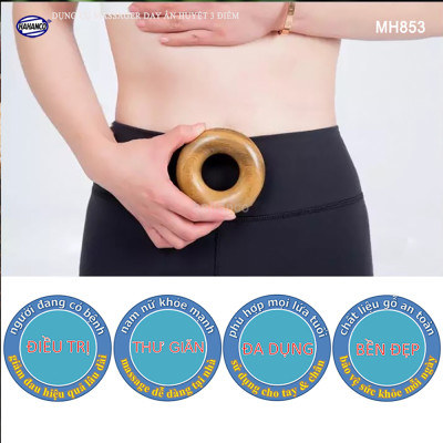 COMBO bộ 13 Dụng Cụ day ấn Huyệt Mát xa toàn thân kiểu Thái bằng gỗ Bách Xanh (MH848) Chăm sóc sức khỏe