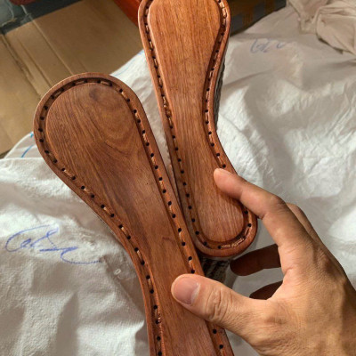 Gối Hạt Gỗ Cao Cấp , Gối Công Thái Học - Kích Thước 43cmx24cmx8/4cm ( video , hình thật )