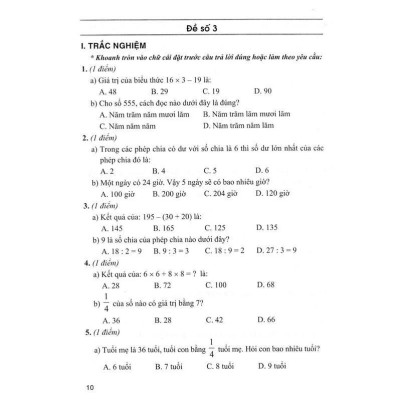 Sách - Bộ Đề Kiểm Tra Môn Toán Lớp 3 - Dùng Kèm SGK Kết Nối - Lê Thị Nương - Hồng Ân