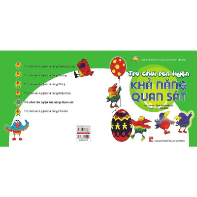 Sách - Trò Chơi Rèn Luyện Khả Năng Quan Sát - Sân Chơi Trí Tuệ Của Chim Đa Đa - NXB Phụ Nữ