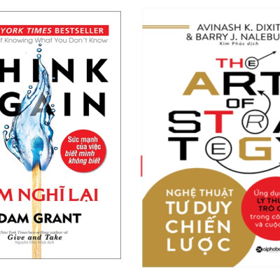 Combo Dám Nghĩ lại + Nghệ Thuật Tư Duy Chiến Lược