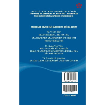 Sách - Phát Huy Vai Trò Của Thanh Niên Quân Đội Tham Gia Xây Dựng Thế Trận Lòng Dân Hiện Nay - NXB Chính Trị Quốc Gia