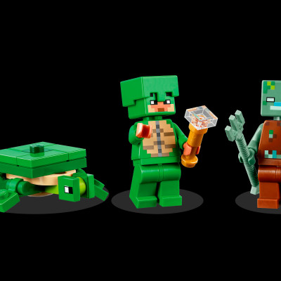 Đồ Chơi Lắp Ráp Ngôi Nhà Rùa Biển - The Turtle Beach House - Lego Minecraft 21254 (234 Mảnh Ghép)