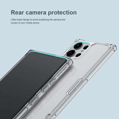 Ốp lưng trong suốt chống sốc cho SamSung S23 Ultra chính hãng Nillkin Nature TPU Pro Case - Hàng chính hãng
