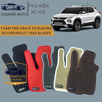 [CHEVROLET TRAILBLAZER] Thảm Trải Sàn, Lót Sàn Ô Tô Cao Su Eudora CloudFoam Thiết Kế Theo Xe Dành Cho Xe CHEVROLET TRAILBLAZER, Chống Nước, Không Mùi, Ngăn Bụi Bẩn, Dễ Vệ Sinh - Hàng Chính Hãng