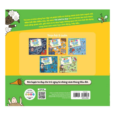 Sách - Trò Chơi Tư Duy Cho Trẻ - Tư Duy Logic (Độ Tuổi 5+) 49K