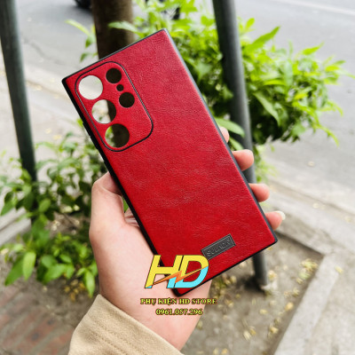 Ốp Lưng Da Cao Cấp Cho Samsung Galaxy S23 Ultra Chính hãng SULADA Sang Trọng, Quý Phái, Khoét lỗ bảo vệ camera - hàng chính hãng