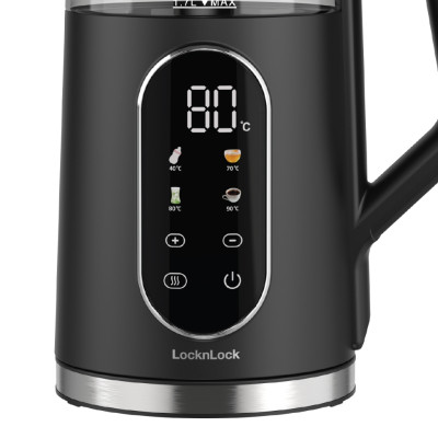 Ấm Đun Siêu Tốc LocknLock EJK286BLK 1.7L, Hàng Chính Hãng, 5 Chế Độ Nhiệt, Giữ Ấm 2 Giờ - JoyMall