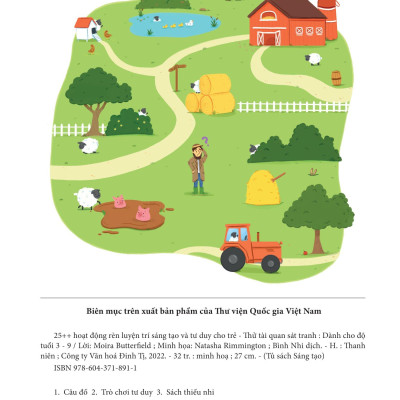 Sách 25++ Hoạt Động Rèn Luyện Trí Sáng Tạo Và Tư Duy Cho Trẻ - Thử Tài Quan Sát Tranh