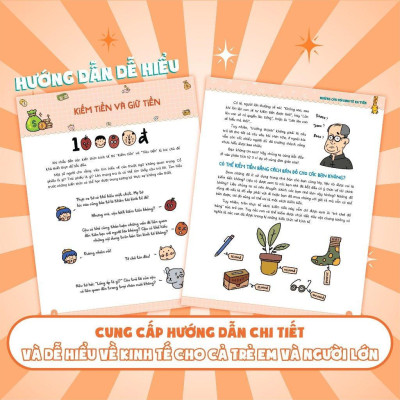 Sách - Kinh Tế Học Vui Nhộn Những Câu Hỏi Kinh Tế Ra Tiền - Kiếm Tiền Và Giữ Tiền - Megabook