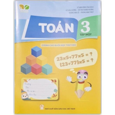 Sách - Combo Toán 3 tập 1 + tập 2  dành cho buổi học thứ hai ( kết nối tri thức với cuộc sống )