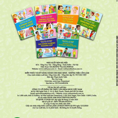 Combo 2 Quyển Kiến Thức Và Kỹ Năng Dành Cho Học Sinh: Những Việc Cần Làm + Sức Khoẻ Và Bệnh Thường Gặp 