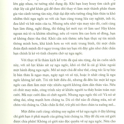 KẺ KHÔN CŨNG CÓ KHI KHỜ - Tâm Lý Học Về Sự Ngu Ngốc Của Con Người