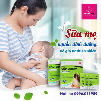 Cốm lợi sữa biosuamum loại 20 gói x 3g Tăng cường chất lượng sữa mẹ
