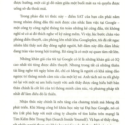 SEARCH INSIDE YOURSELF - TẠO RA LỢI NHUẬN, VƯỢT QUA ĐẠI DƯƠNG VÀ THAY ĐỔI THẾ GIỚI (Bản in năm 2022)