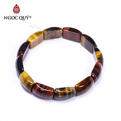 Vòng bản đá mắt hổ tam tài 17x11x6mm - Ngọc Quý Gemstones