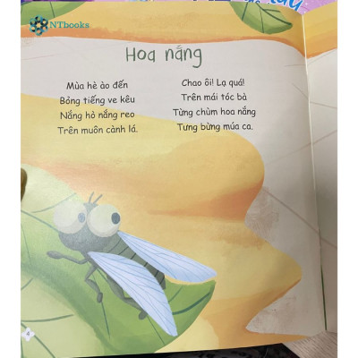 Sách Thơ hay cho bé học nói - Khung trời quê hương