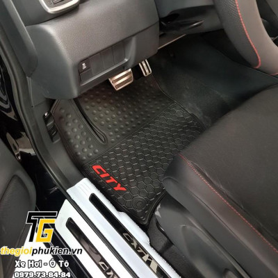 Thảm sàn, lót sàn cao su 3D cho Honda City 2015-2021