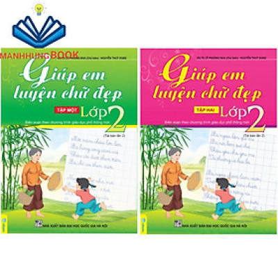 Sách - Combo 2 cuốn Giúp Em Luyện Chữ Đẹp Lớp 2 - Biên soạn theo CT GDPT mới.