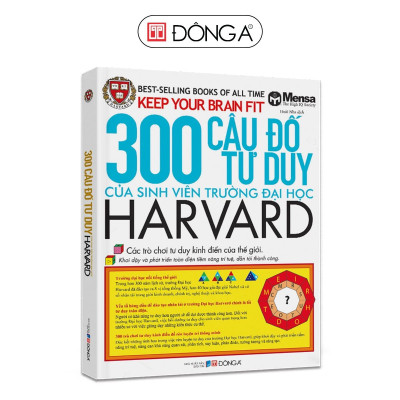 Combo 2 Cuốn 300 Câu Đố và 300 Trò Chơi Tư Duy Của Sinh Viên Trường Đại Học Harvard