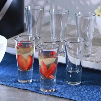 Bộ 6 Ly Thủy Tinh Ypsilon Shot Bormioli Rocco 157110B32021990 (70ml / Ly)