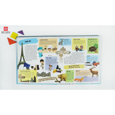 Sách - Khám Phá Các Châu Lục Và Đại Dương Qua Bảy Tấm Bản Đồ Mở Rộng - Đinh Tị Books