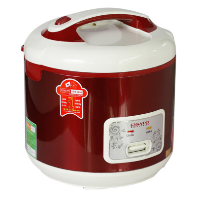 Nồi cơm điện SATO S30-30F 3 lít (Màu đỏ) - Hàng chính hãng