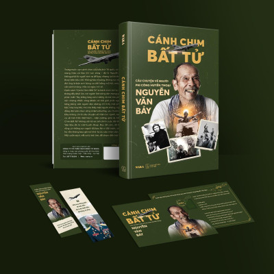 Sách - Cánh Chim Bất Tử - Câu Chuyện Về Người Phi Công Huyền Thoại Nguyễn Văn Bảy - Phiên Bản Kỷ Niệm 80 Năm - Tặng Kèm Bookmark + Postcard