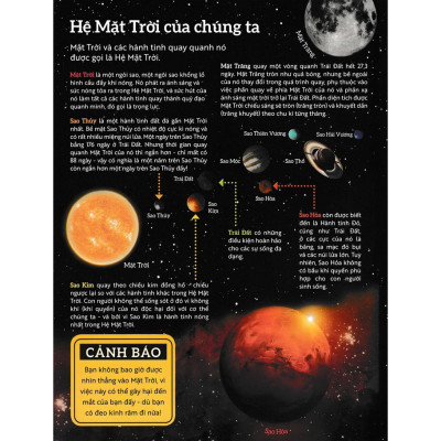 Vũ Trụ  - Sách Dán Hình Thông Minh- Kèm Poster Hệ Mặt Trời Khổng Lồ
