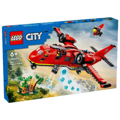 Đồ Chơi Lắp Ráp Mô Hình Máy Bay Cứu Hỏa -Fire Rescue Plane - Lego City 60413 (478 Mảnh Ghép)