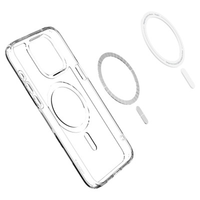Ốp Lưng Dành Cho iPhone 15 ProMax/ iPhone 15 Pro SPIGEN CRYSTAL HYBRID MAGFIT _ Hàng chính hãng 